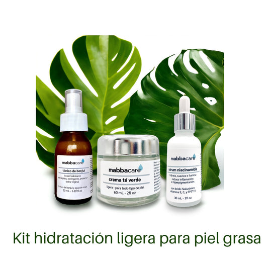 Kit Limpieza e Hidratación Ligera - para pieles grasas